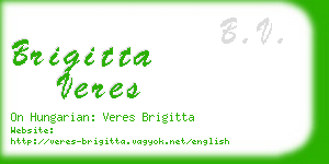brigitta veres business card